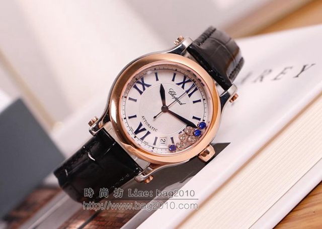 Chopard手錶 蕭邦機械女表 HAPPY SPORT MEDIUM AUTOMATIC系列 278559-3001 蕭邦女士腕表  hds1846